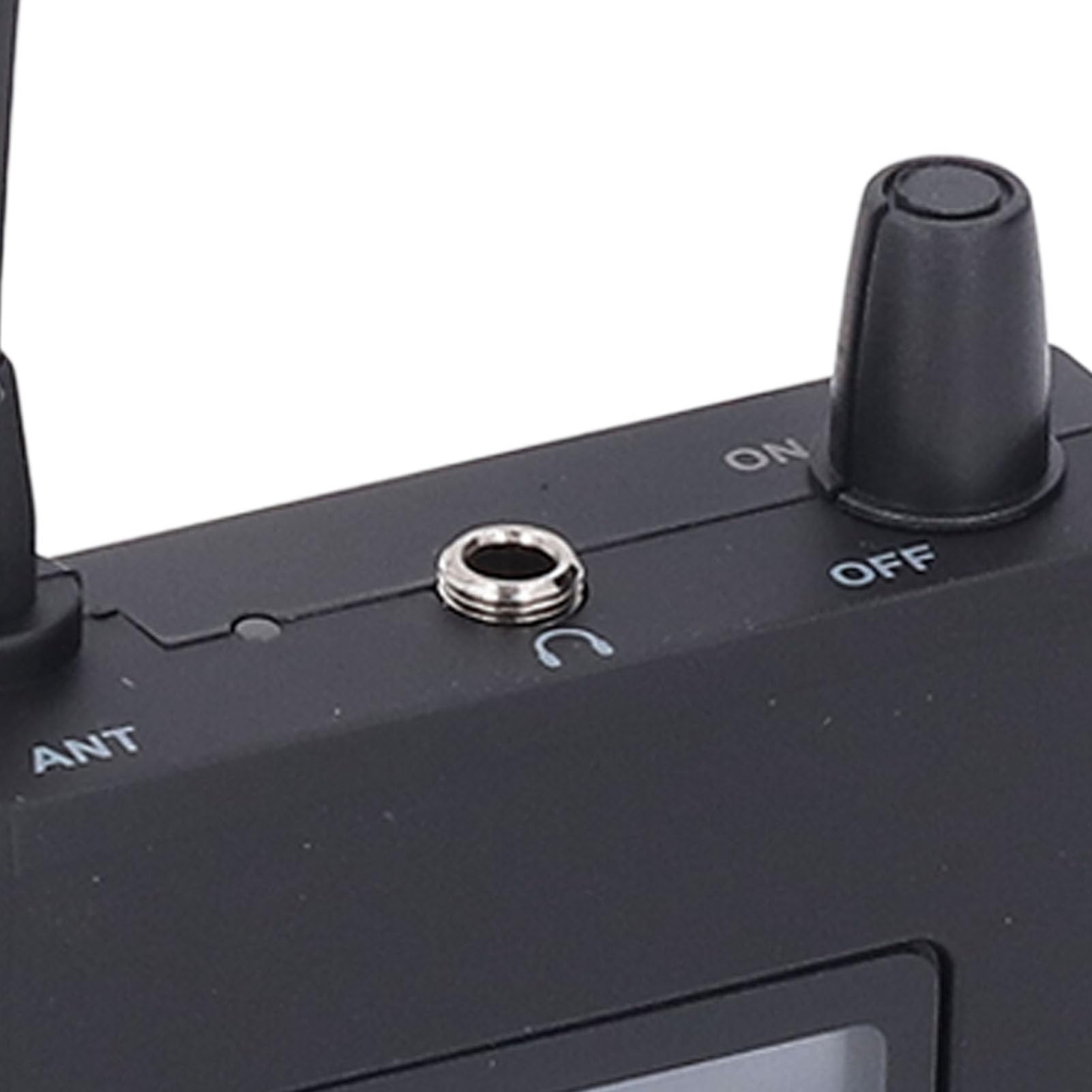 Digitaler Drahtloser IEM-Empfänger mit Anti-Interferenz für Live-Auftritte auf der Bühne, Einfache Bedienung für Kleine und Mittlere Bühnen, ABS-Material