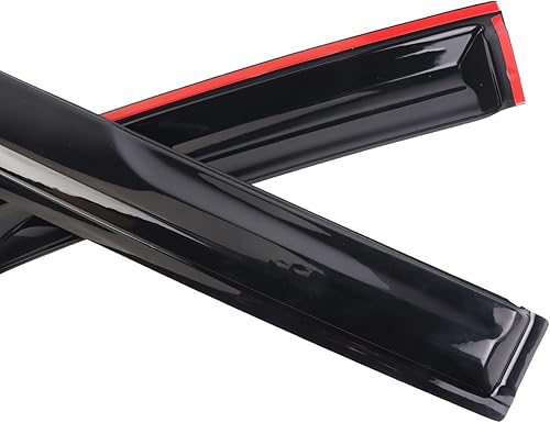 Miniatura 6 de Deflector de ventana duradero para Toyota 4 Runner 1996-2002, viseras de ventana originales con cinta adhesiva, deflector de ventana, protectores de