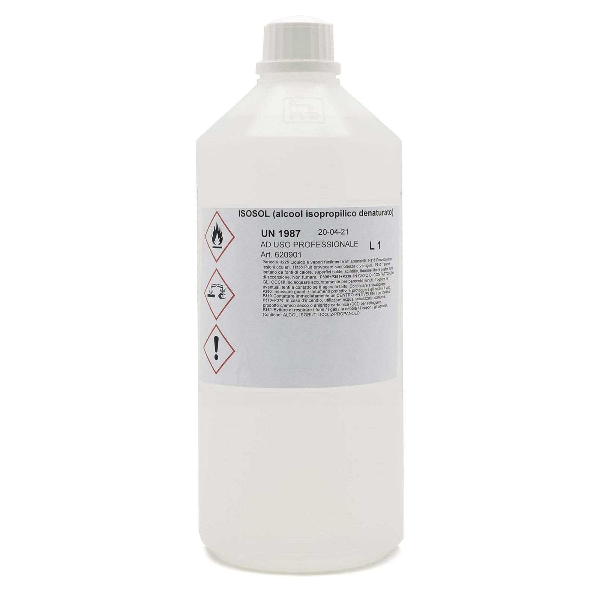 SIMPLETEK - Alcool Isopropilico Isopropanolo 97% 3Lt Litri | Detergente Pulizia Ultrasuoni Superficie Dentisti Stampanti 3D Ossido PCB Vetri Ottiche Superficie