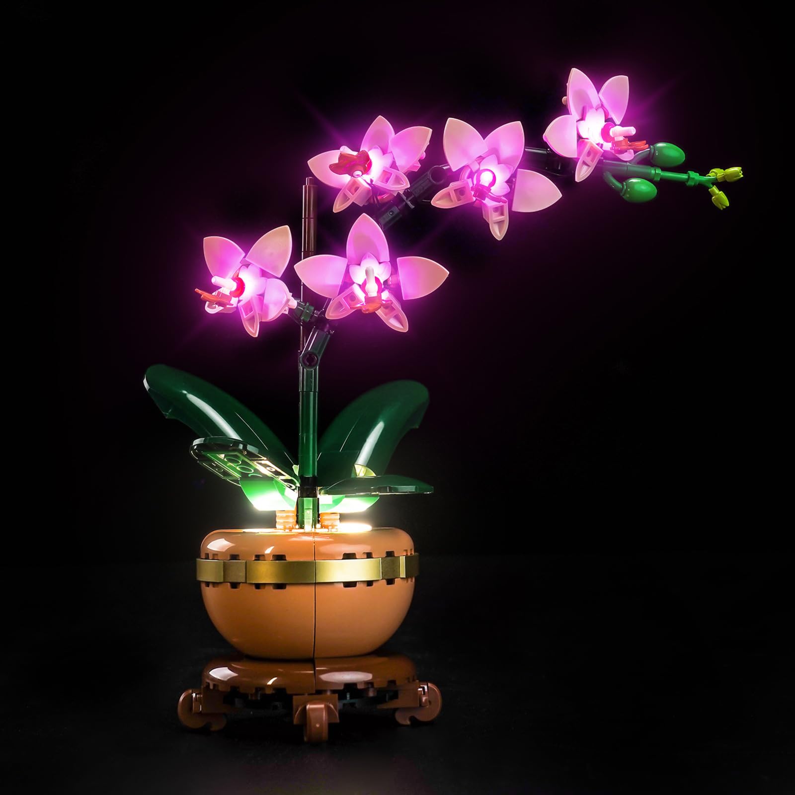 Led Light Set Compatible with Lego 10343 Mini Orchid Botanical Collection Set (No Model)