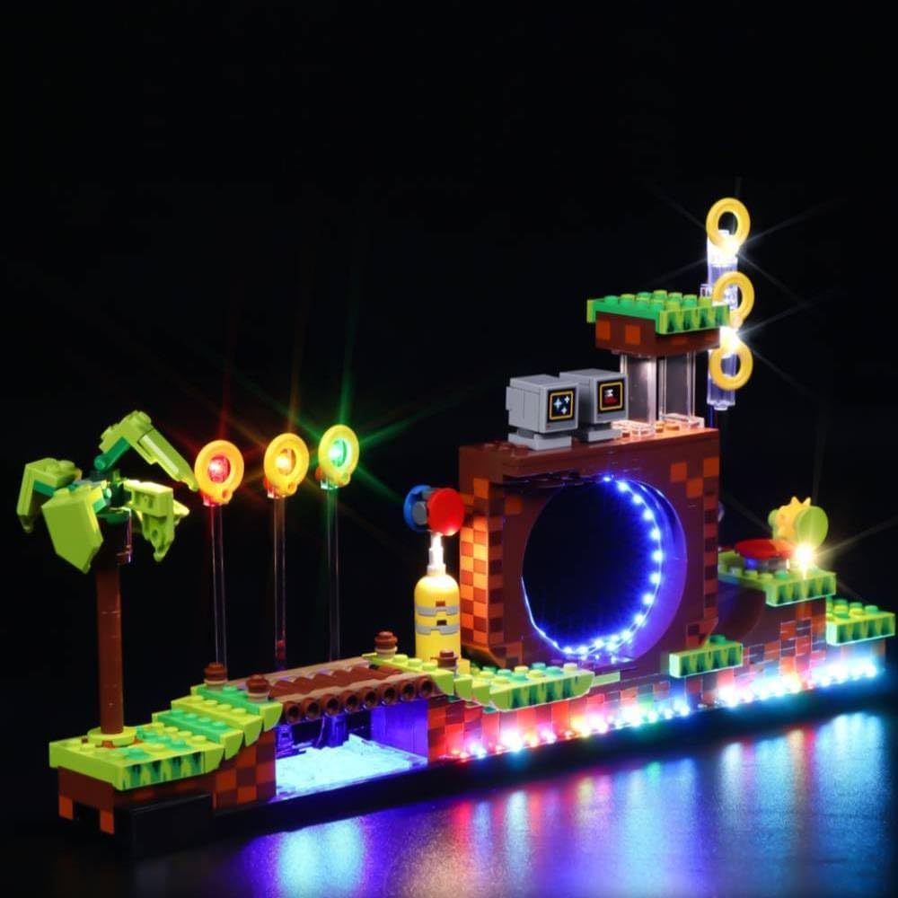 DALLED LED Light Kit for Lego Sonic Green Hill Zone 21331, Compatible with Lego 21331, Lighting Your Toy for Sonic Green Hill Zone