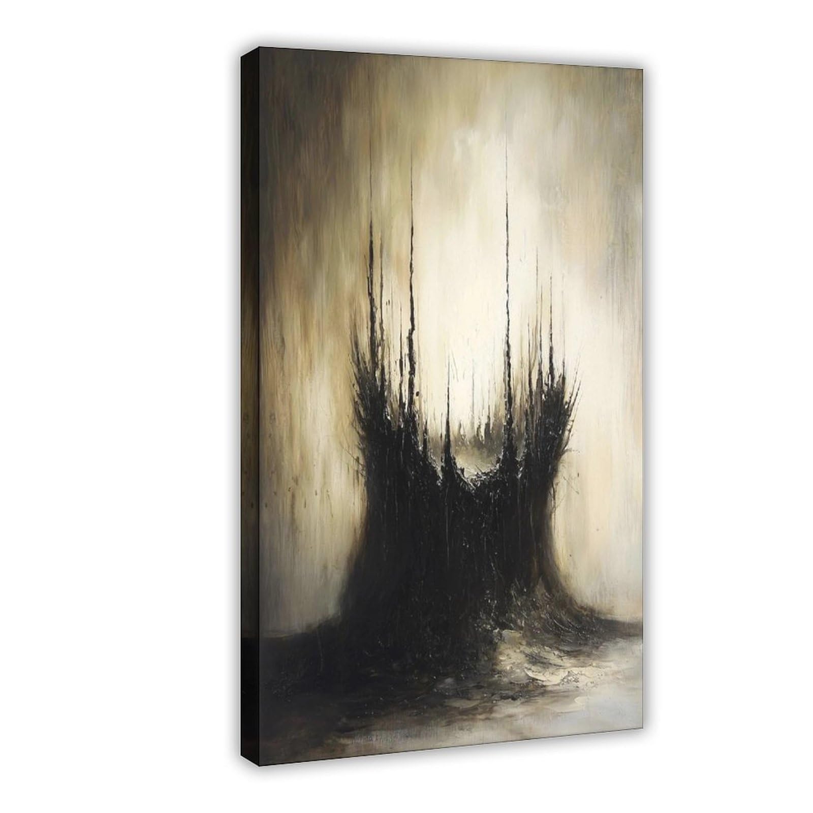 Bareronor Abstract Gothic Poster Canvas Poster Bedroom Decor Landscape Office Room Decor Gift 24" L X 36" W