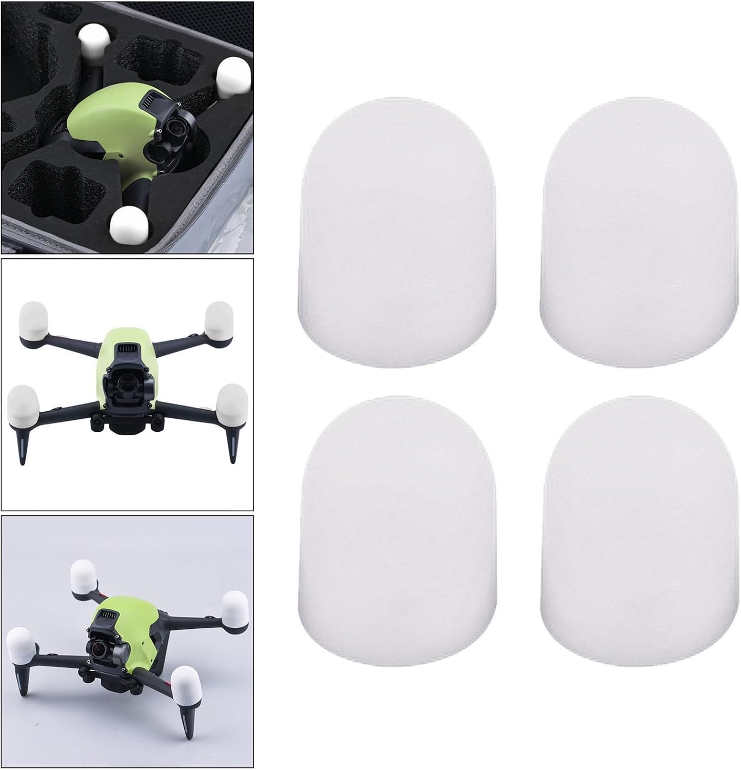 4pcs Silicone Motor Cover or for Combo- -Proof, Drop, High Reliability - Your Motor During Transportation - Applicable for Combo Owners - Trending ive - White image 5
