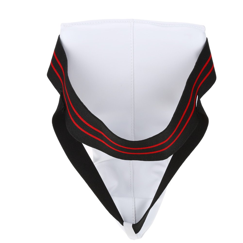 Coquille de Protection pour Homme, Sports de Karaté Taekwondo Kick Boxe Sanda, Protège-aine avec Jockstrap, Taille L
