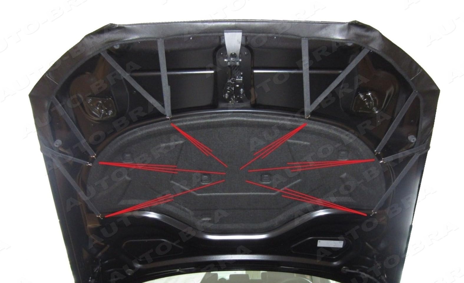 Carbon Optik AB-00682 Auto Bra kompatibel mit Audi A6 C7 2011-2018 Haubenbra Steinschlagschutz Tuning Bonnet Bra