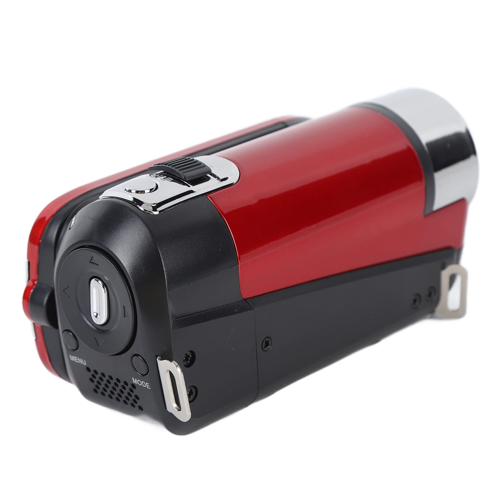 Digitalkamera, 2,7-Zoll-TFT-16-MP-16-fach-Zoom-HD-Vlogging-Kamera, 1020-mAh-Videokamera-Camcorder, für Anfänger und Kinder (Rot)