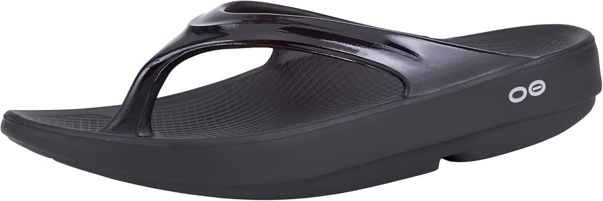 OOFOS OOlala Recovery Sandal, Black - Women s Size 8