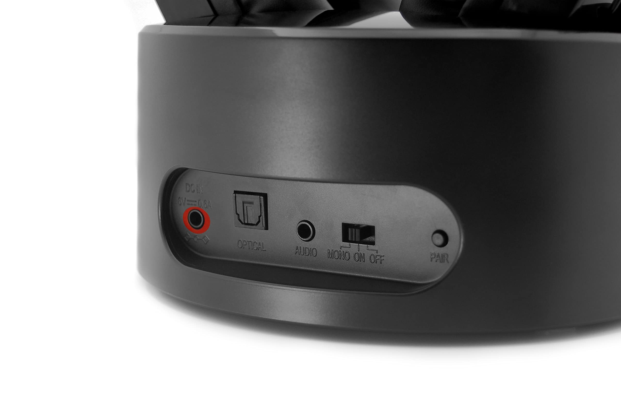Geemarc CL7500 - Casque TV Sans Fil Amplifié avec Connecteur Optique pour Séniors et Malentendants - Compatible avec Télévisions, Mobiles et Ordinateurs - Perte Auditive Faible ou Sévère - Version FR