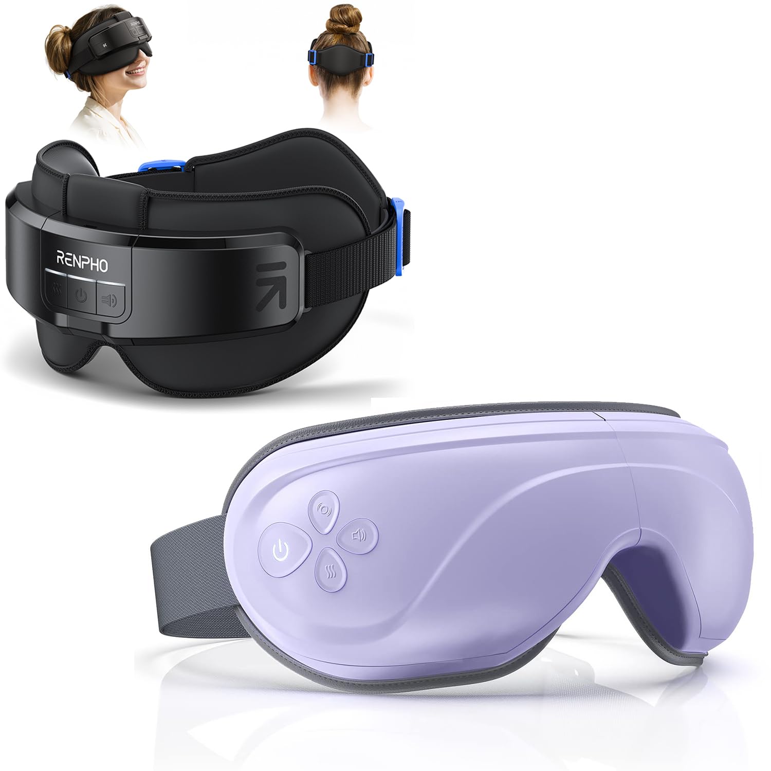 RENPHO Heated Head Eye Massager Eyeris 2 Eye Massager