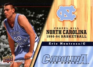 2010/11 Upper Deck North Carolina Basketball # 63 Eric Montross