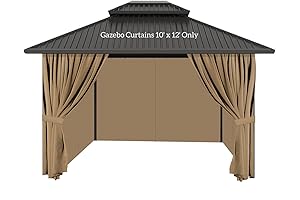 Patio Privacy Gazebo Curtains