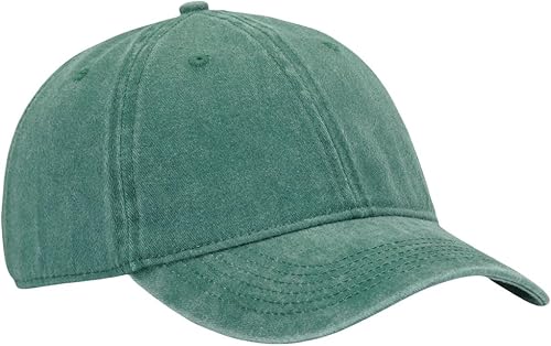 Miniatura 3 de Gorras de béisbol vintage de algodón lavado, ajustables, sin estructura, suaves, en blanco, casuales, para papá, para hombres y mujeres