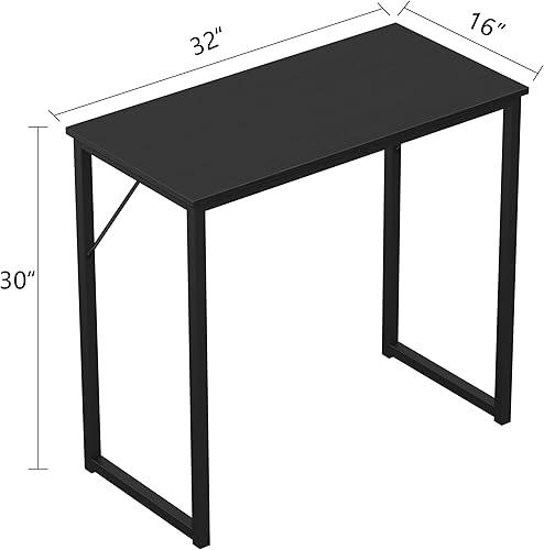 Miniatura 3 de Escritorio para computadora de 32 pulgadas, pequeño escritorio de estudio para oficina en casa para dormitorio, mesa de laptop, estación de trabajo,