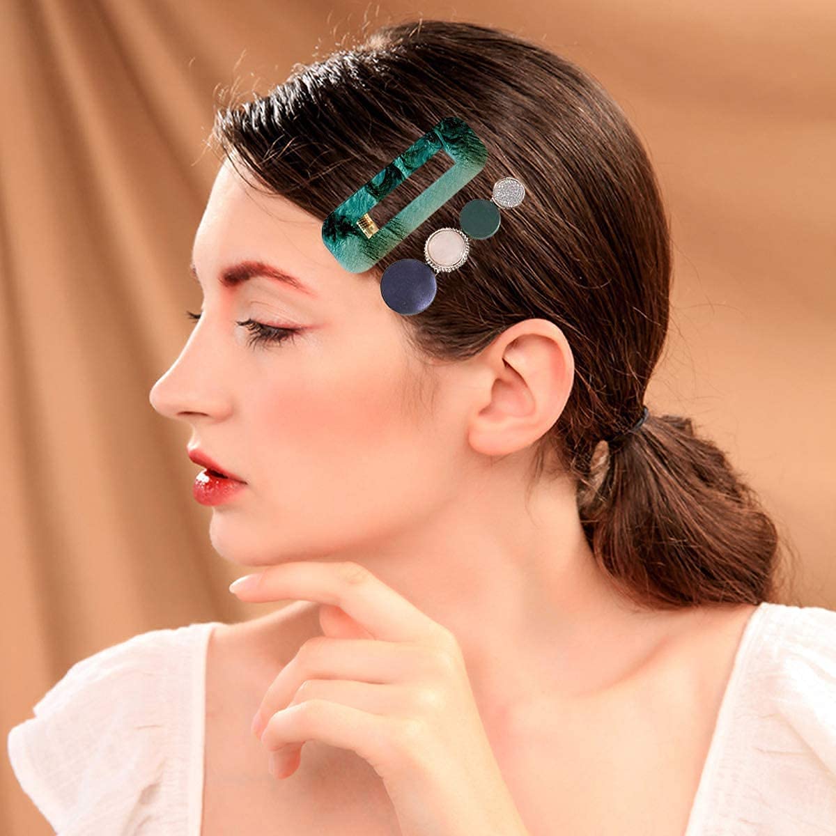 067☻ハンドメイド*お得な3点set 大粒パール クリップ イヤーカフ