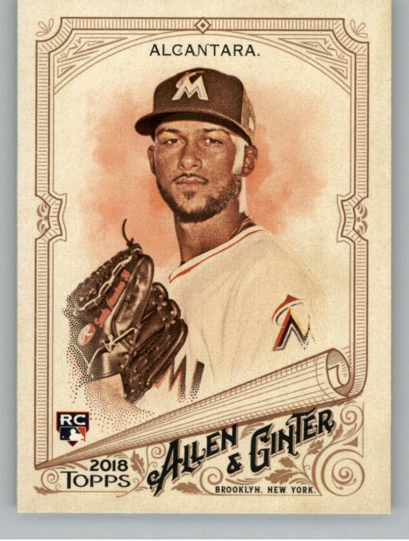 2018 Allen and Ginter #334 Sandy Alcantara Miami Marlins Rookie - Baseball Cards