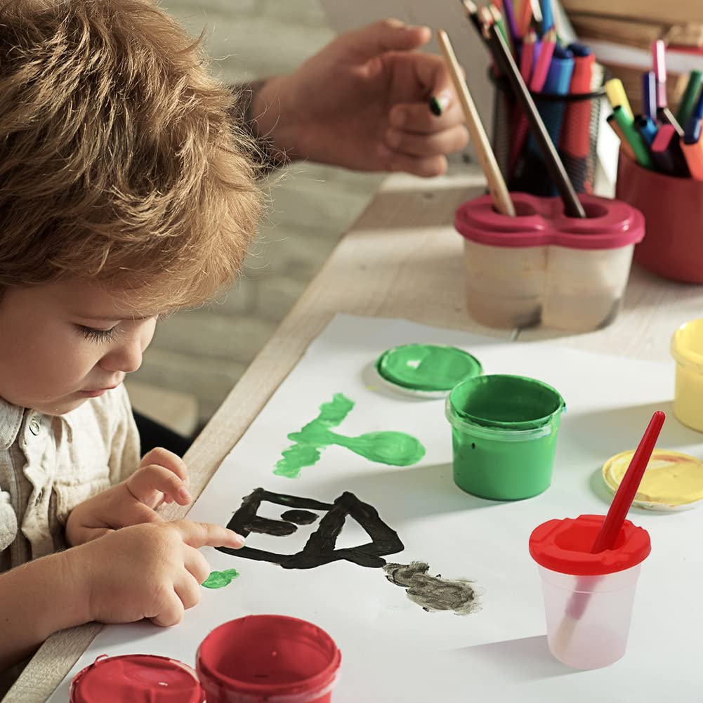Set De 20 Pinceles De Pintura Para Niños Y Adultos Color De Las Cerdas Set De 20 Pinceles De Pintura Para Niños Y Adultos Color De Las Cerdas