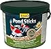 Tetra Pond Sticks - Fischfutter für alle Teichfische, unterstützt gesunde Fische und klares Wasser im Teich, 10 L Eimer