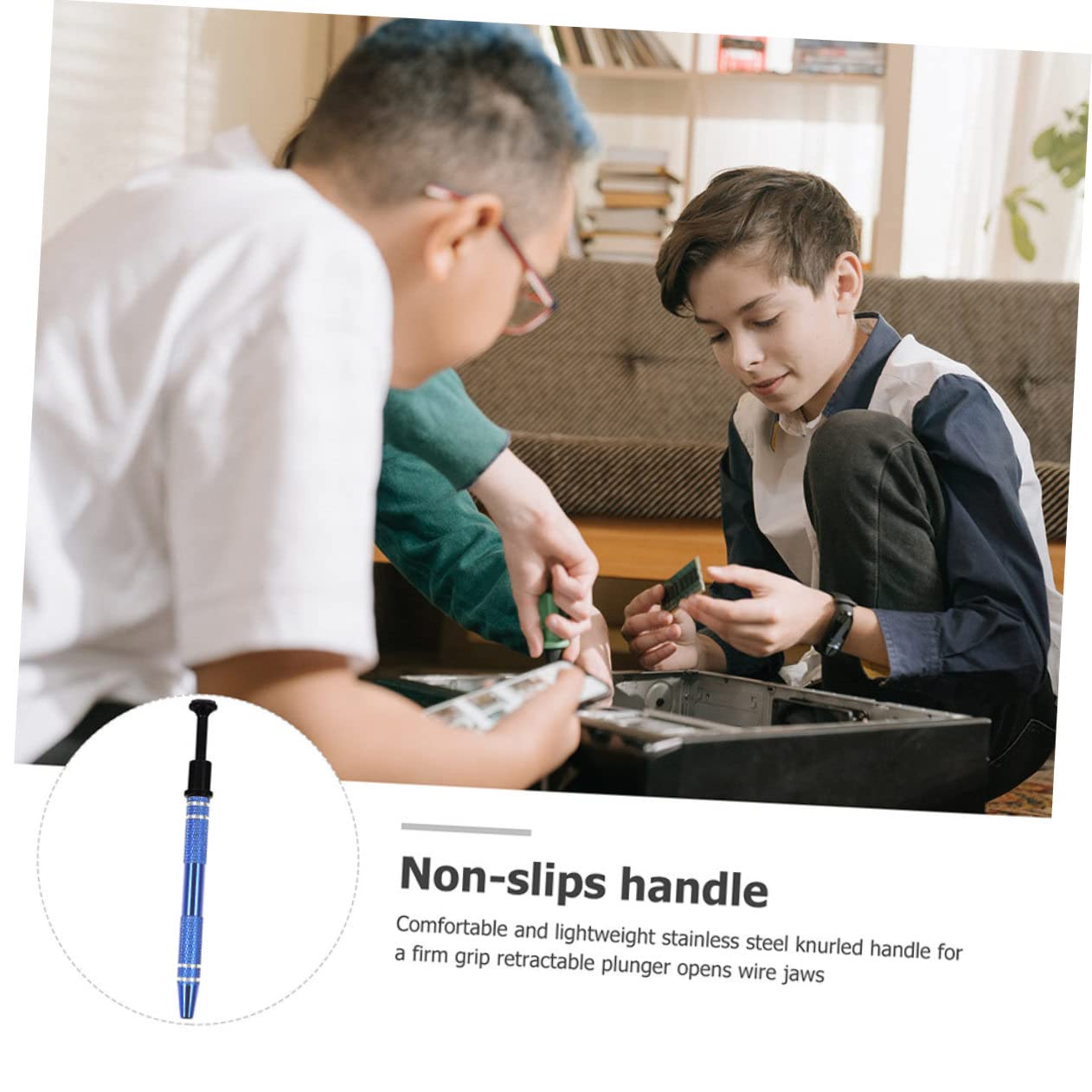 ARTIBETTER 2sets Grabber Chip Picker Ic Extractor Tool Ic Puller Chip Extraction Tool Ic Chip Puller Jewel Picker Tool Ic Chip Extractor Ic Components Tool Chip Pick up Tool Blue 3pcs*2