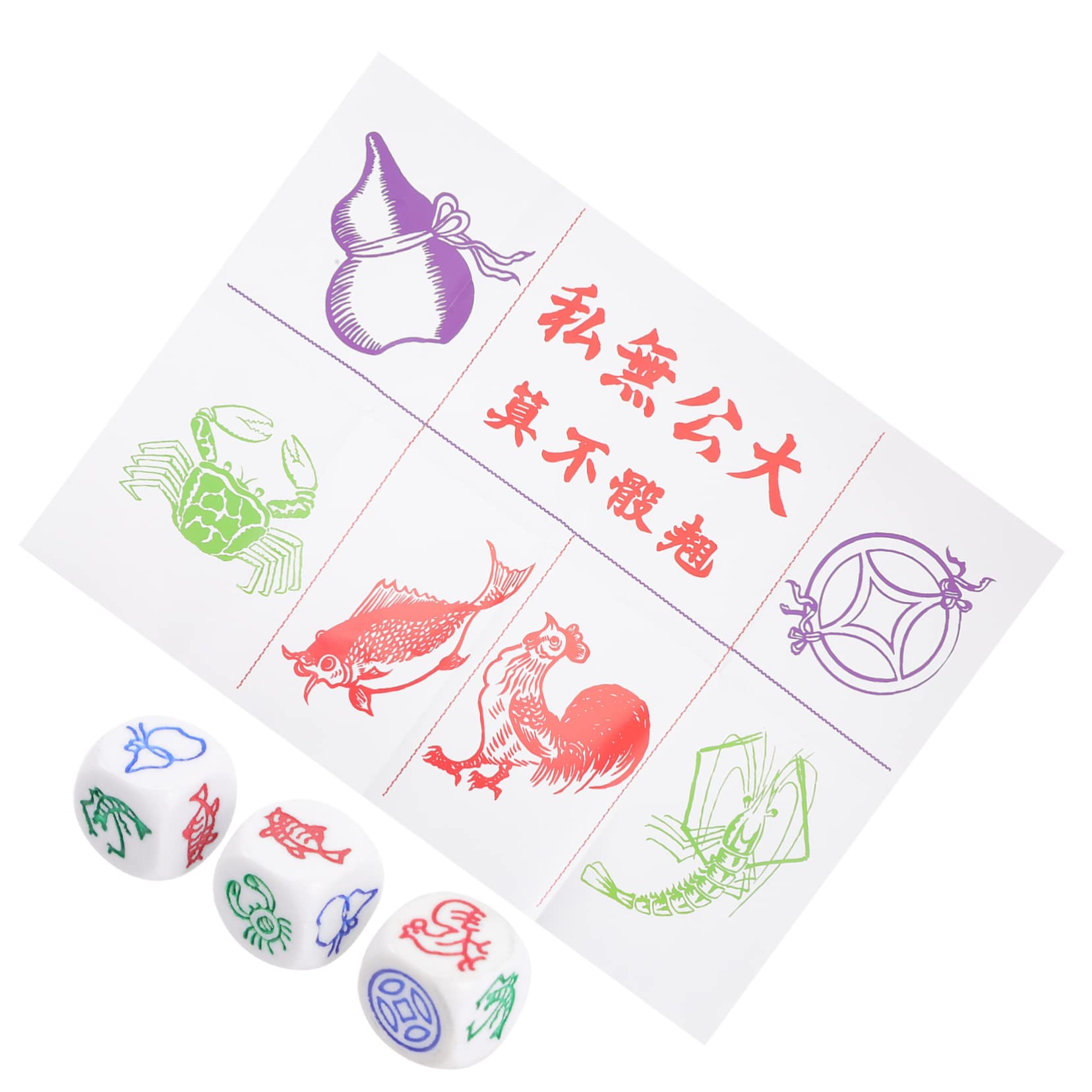 Abaodam 4 Set forniture per giochi di dadi arredamento a dadi gioco di da tavolo unici classici hi creativi hi da tavola del o di ruolo retrò plastica