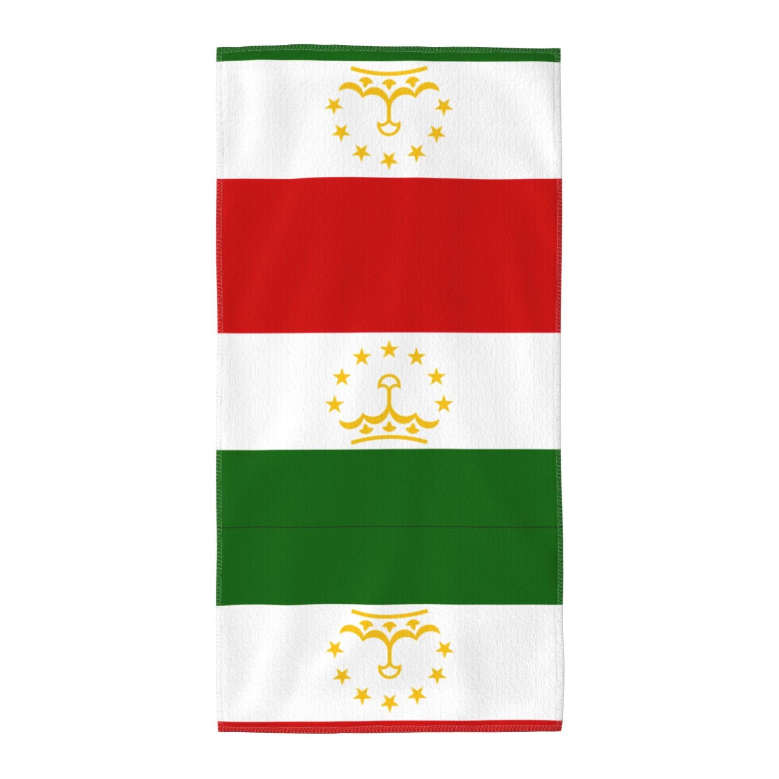 DIEzig Flag Of Tajikistan Fashion Printed Long Bath Towel For Pool Side Seaside Holiday
