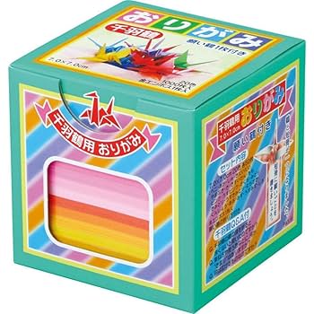 Amazon | トーヨー 折り紙 千羽鶴用 7cm角 20色 1000枚入 002003