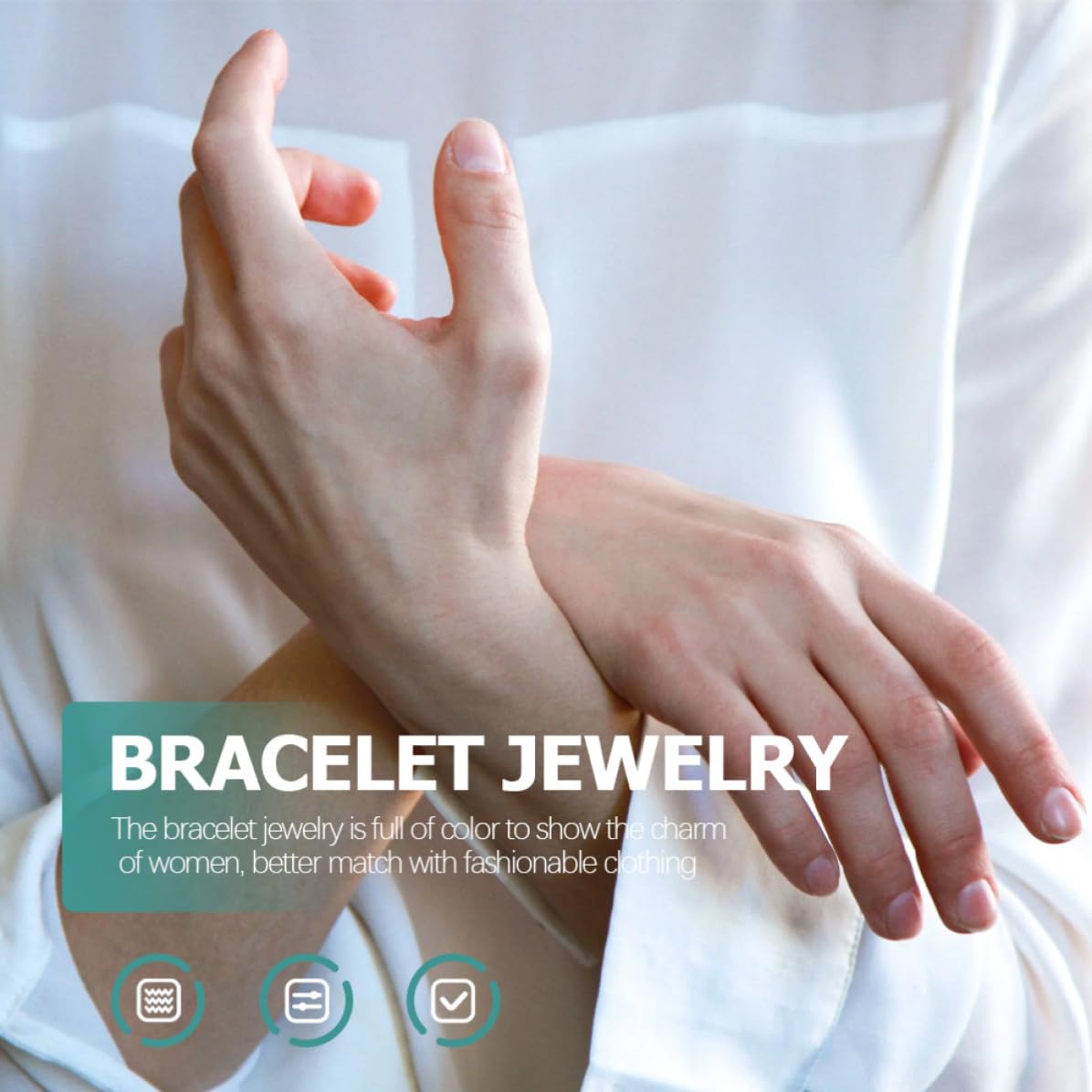 Abaodam 24 Juegos Pulseras Bohemias del Mal de Ojo para Mujer, Pulsera de Cuentas Ligera y Cómoda de Vidrio y Aleación, Estilo Chic para Halloween y Obsequio Especial