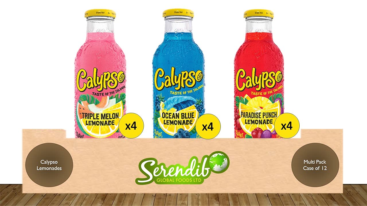 Buy Calypso Mixed Case of Three Lemonade Flavors Ocean Blue Lemonade