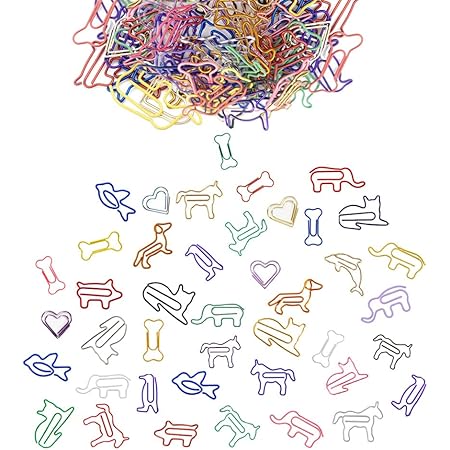 Aazon.co : Cute Paper Clips 100 PCS, Anial Shaped Paperclips - View #7