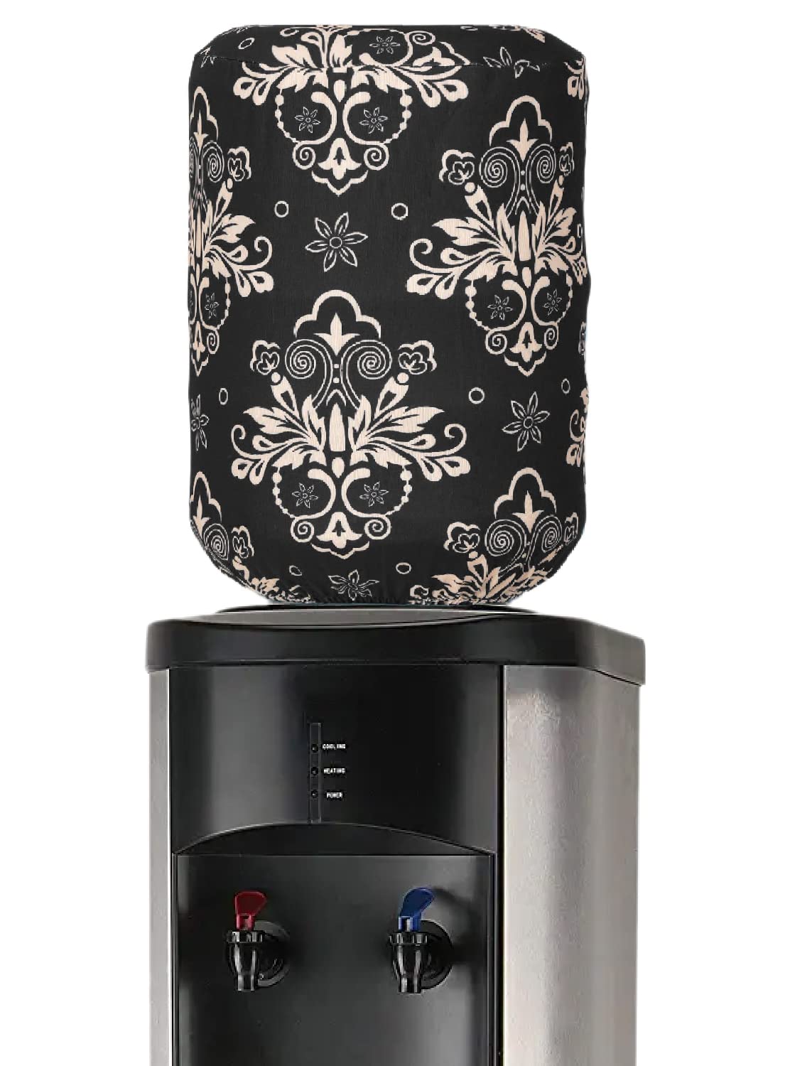 Kuber Industries Water Dispenser Bottle CoverDamask Print & Stretchy
