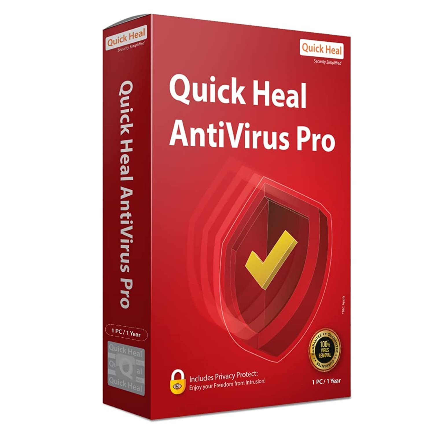 Quick Heal Antivirus Pro Latest Version, 1 Pc, 1 Year 2022
