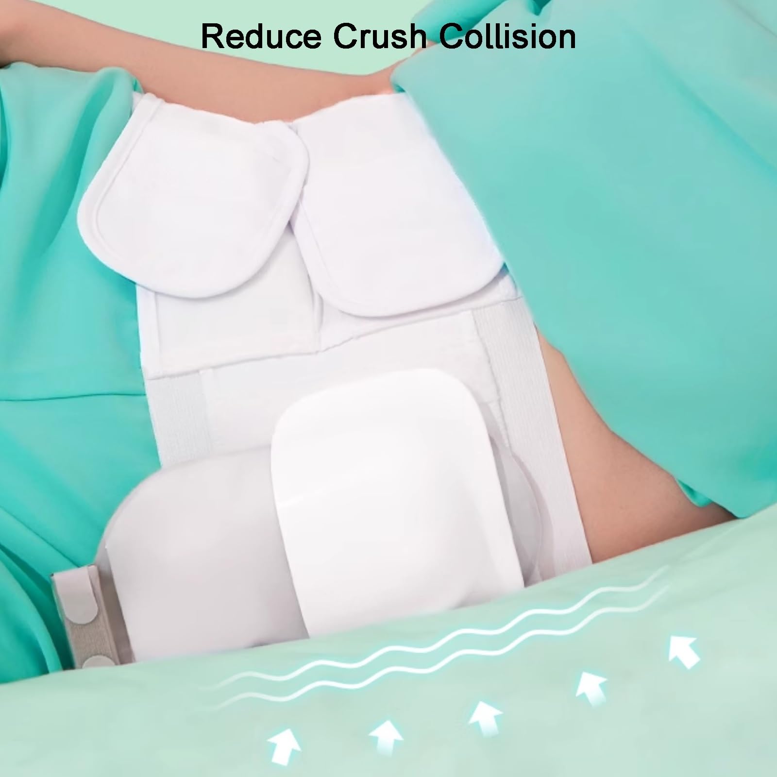 Fascia Addominale, Fascia Addominale Post Operatoria, Cintura Stoma, Design Sottile e Leggero, per Uomo e Donna, per Sacca per Stomia con Diametro di 6 Cm(L)