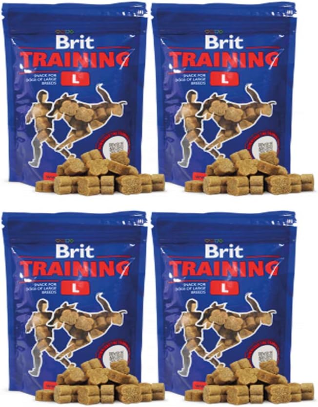 Brit Training Snacks for Dogs, Large, 200 g (Pack of 4)