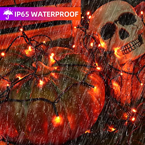 105FT Orange & Purple Halloween LED String Lights (300-Count, 8 Modes) - image 5