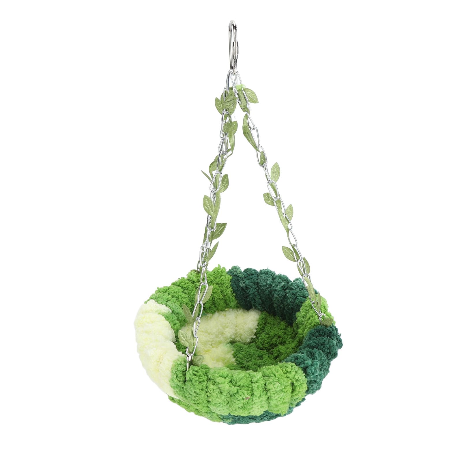 Nid D'oiseau, Maison D'élevage de Perruches en Molleton de Corail Doux, Cabane pour Perroquets, Lit pour Perruches, Perruches, Calopsittes, Inséparables, (Grand hamac (17x32cm /