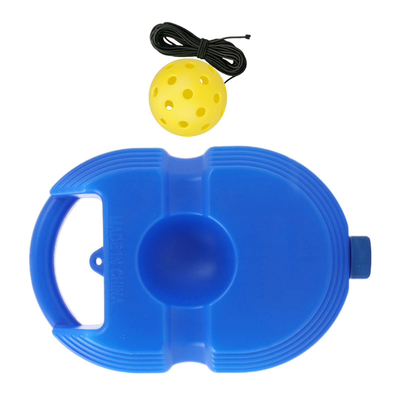 Pickleball Trainer - Battiscopa portatile con palla da pickleball, colore: blu