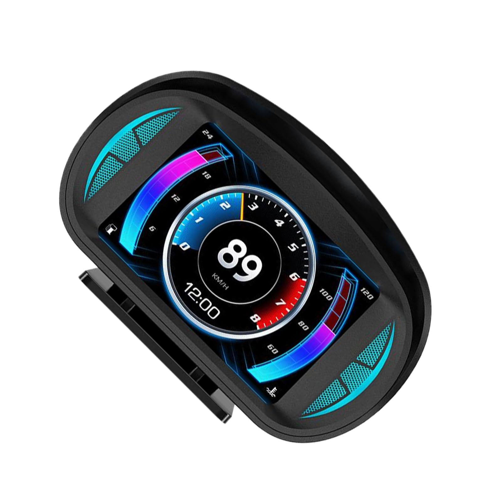 Pantalla HUD única para coche con velocímetro GPS integrado y función OBD. Proyector HUD para ordenador de a