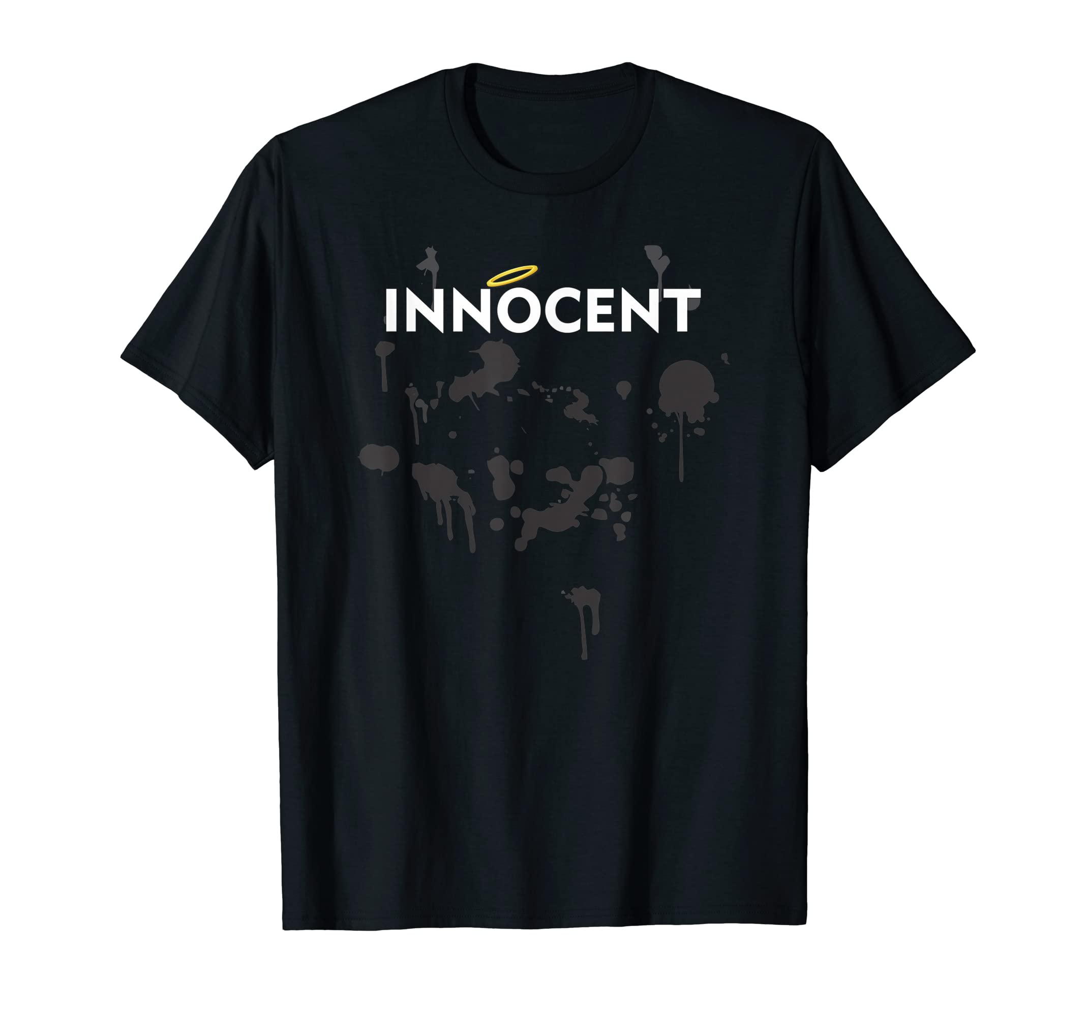 Danglexander T-ShirtsAdult Humor Innocent T-Shirt with Subtle Stains Splatter T-Shirt
