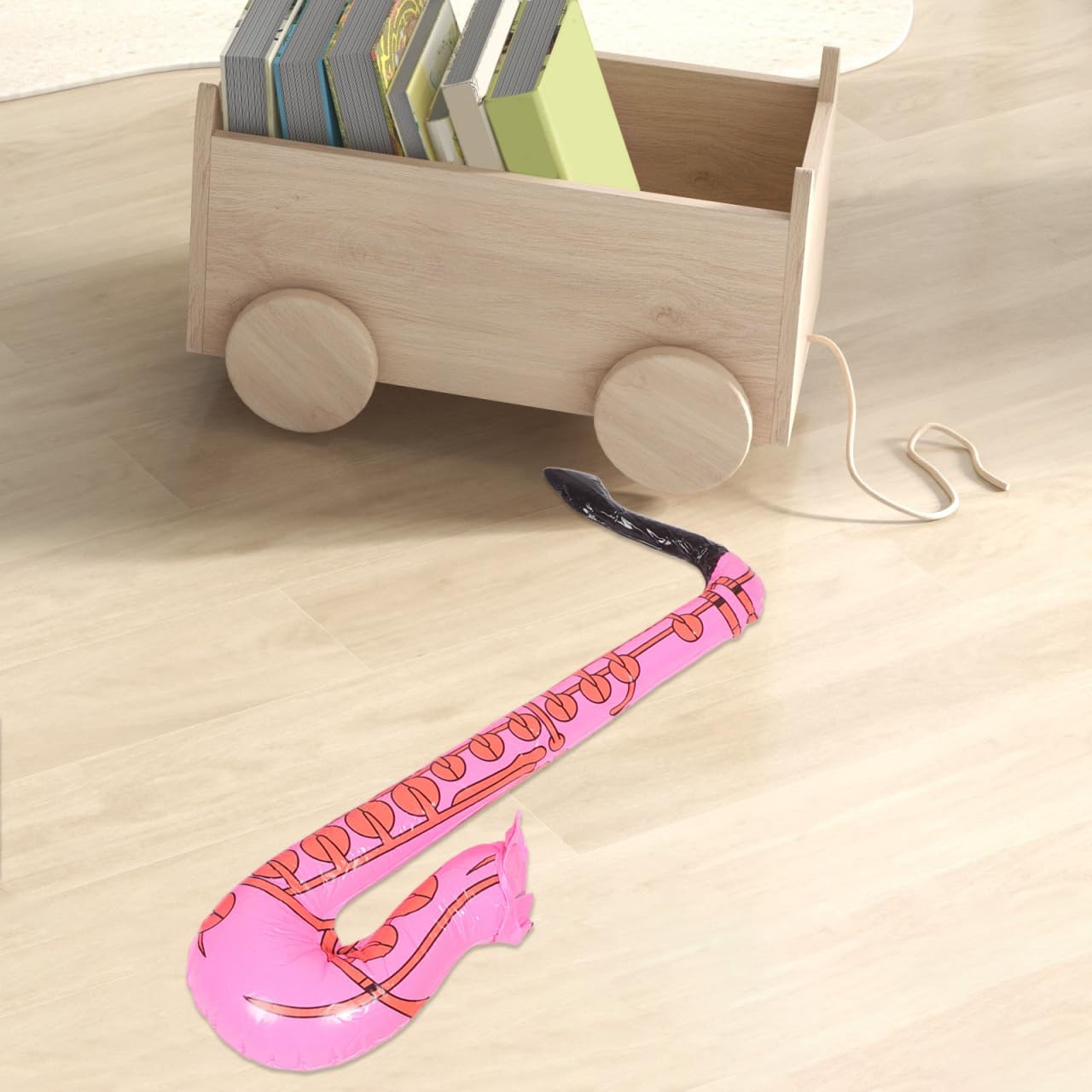 ifundom Strumenti Musicali Gonfiabili Per Bambini 23.62 Pollici Giocattoli Musicali Portatili Per Feste Scuola E Casa Con Sassofono Gonfiabile Leggero E Divertente
