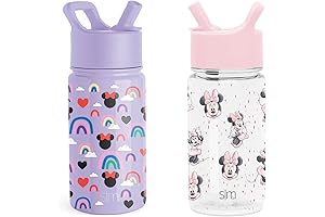 Summit Kids Water Bottle with Disney Minnie Mouse Charm