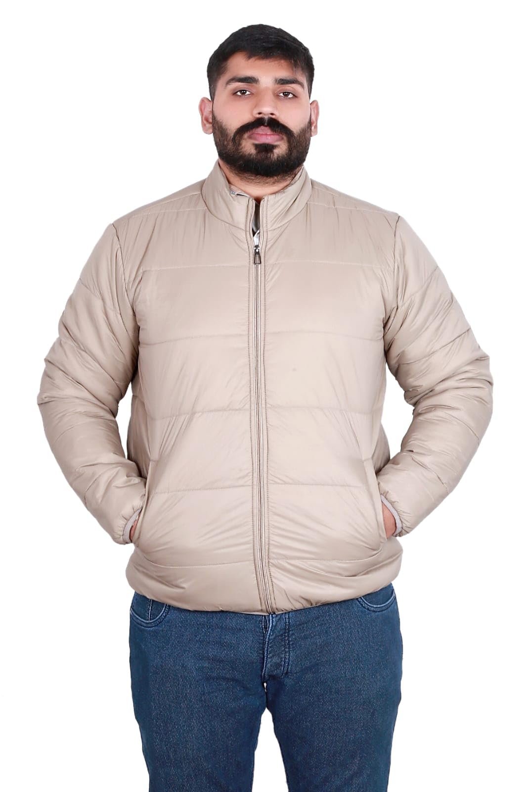 Hrid's Urban HubNylon Mens Plus Sizes Jacket Ultra Light Weaight Nylon Jacket PS-03