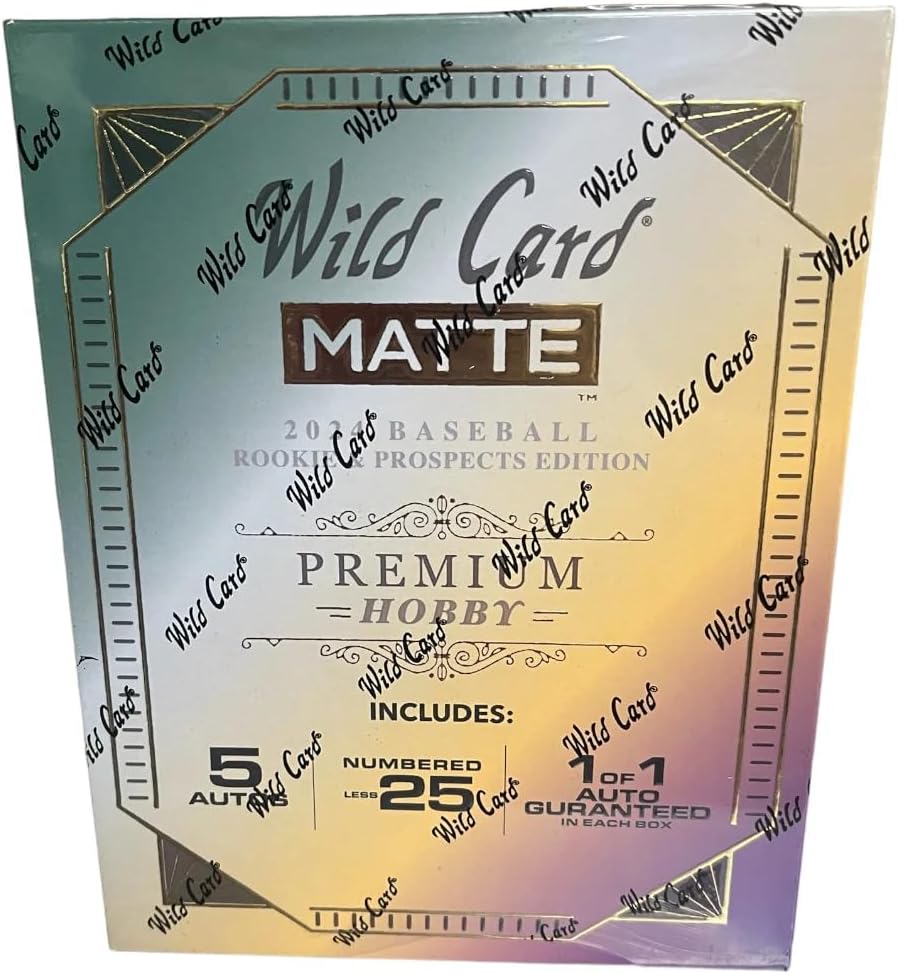 2024 Wild Card Matte Rookies & Prospects Baseball 5 Autograph Encased Trading Cards Per Hobby Box