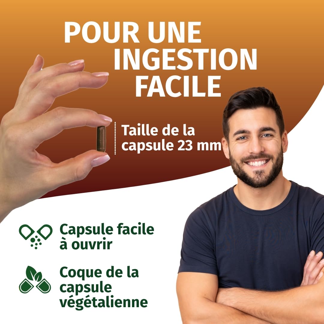 Green Naturals® Tribulus Terrestris – Hautement dosé 2 250 mg avec 90% de saponines – Qualité allemande – Cure 2 mois – 180 gélules | 10:1 par dose journalière · 90 % de saponines · 180 gélules · Stock de 2 mois · Testé en laboratoire