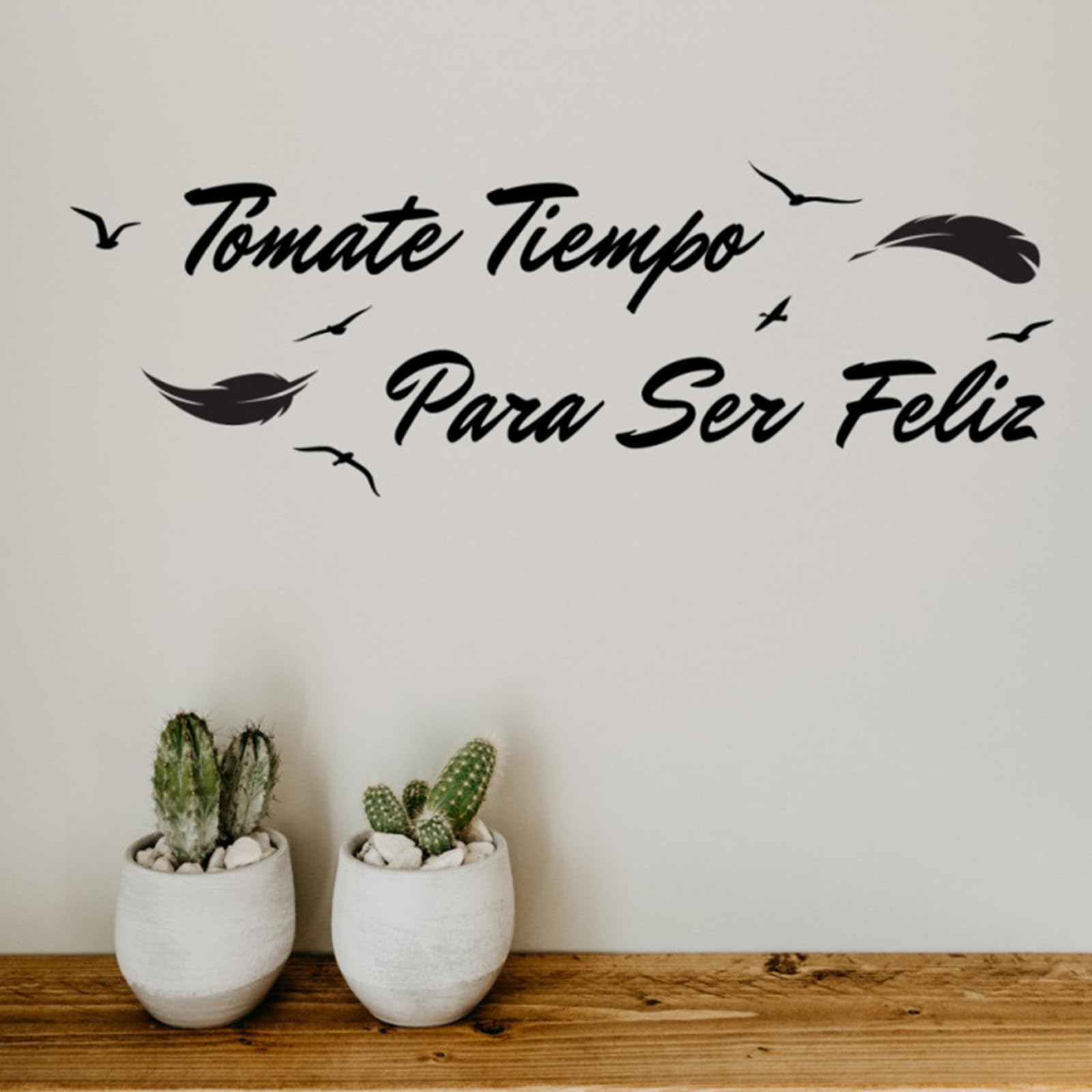 Adesivo decorativo stanza. Adesivo da parete, frasi decorative. Vinile decorativo frase motivante. Vinile adesivo camera Frasi celebri(PREMATE TEMPO)