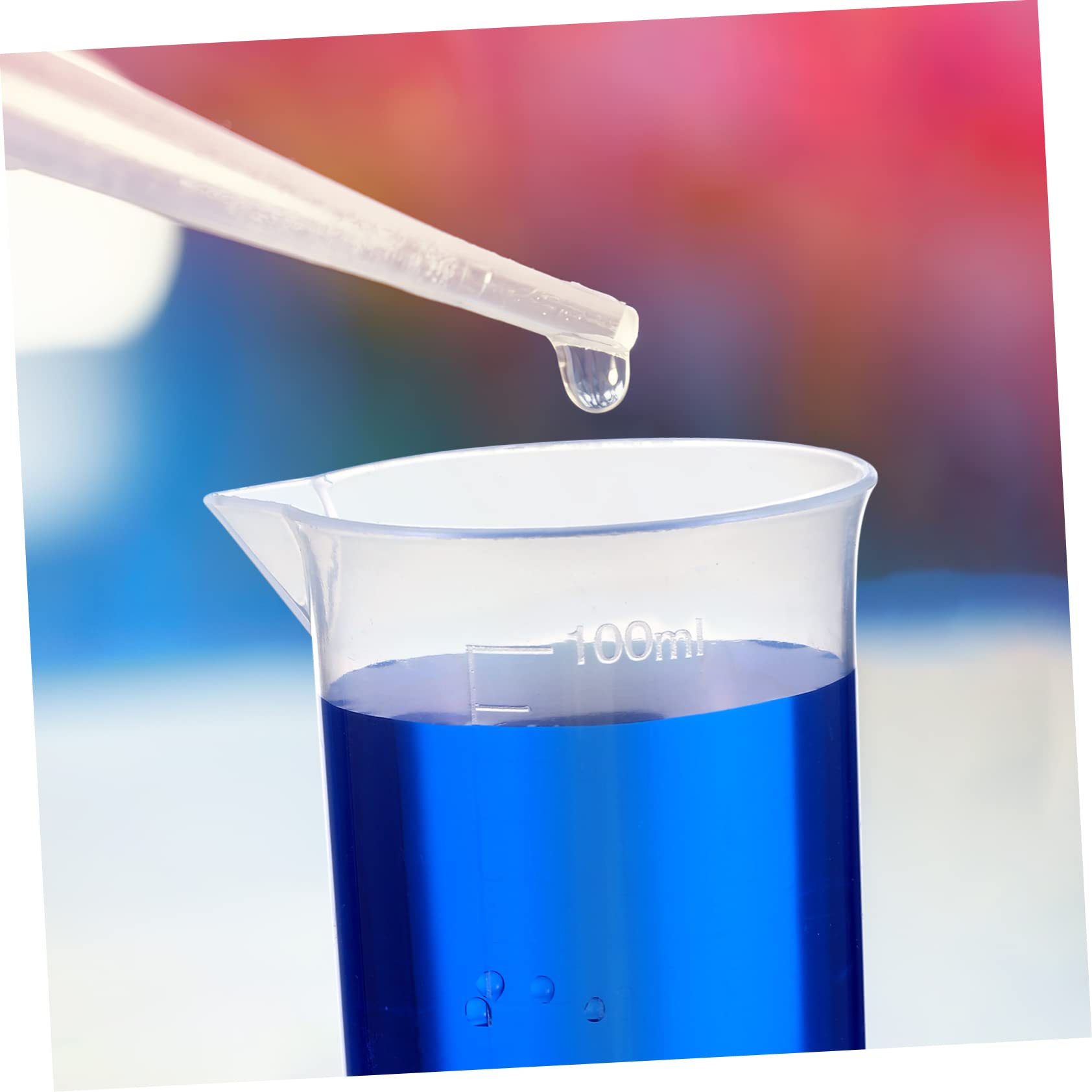 SOLUSTRE 3juegos Cilindros Graduados De Plástico Con Medidores y Pipetas Para y Cocina Cilindros De De Pipetas Cepillo Para Tubos