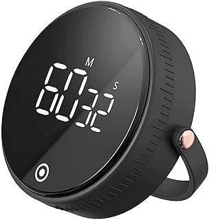 ABS Küchentimer Magnetisch Countdown LED Digitaltimer Twist EIN Bedienung Für Lehrer Kinder Klassenzimmer Heimarbeit Count Up Timer