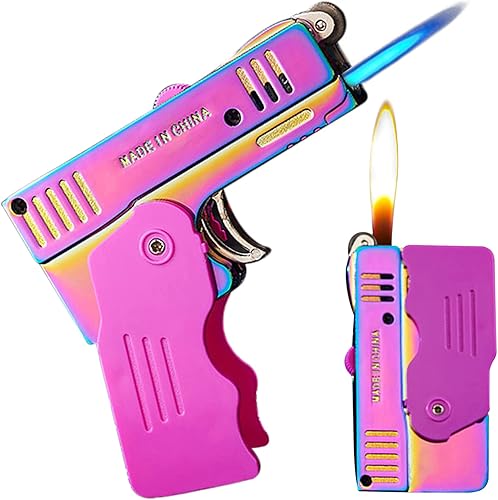 Encendedor de antorcha, encendedor de llama de chorro conmutable, combustible de butano recargable con función de bloqueo, llama de chorro ajustable