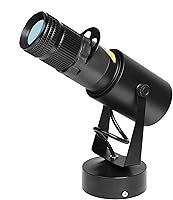 MOUNTAIN_ARK 15W White LED Pin Spot Light - Manual Focus, 4 Adjustable Apertures for DJ Disco Party, Wedding Stage Mirror Ball Effects