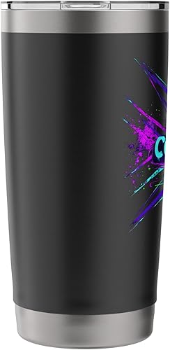 Miniatura 4 de Cowabunga Retro 80s 90s Nostalgia Slang Grunge Art - Vaso aislado de acero inoxidable