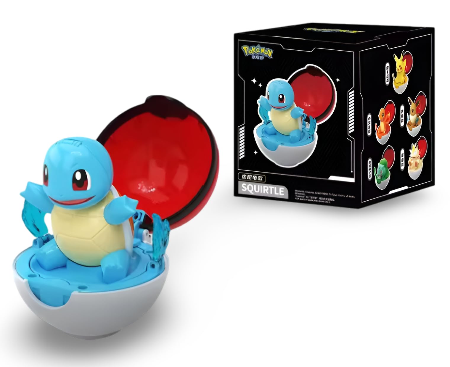 Pokemon | Pokeball Articulated Collectable Figure | 15+ Years | Box Style 4 | Squirtle — image 1
