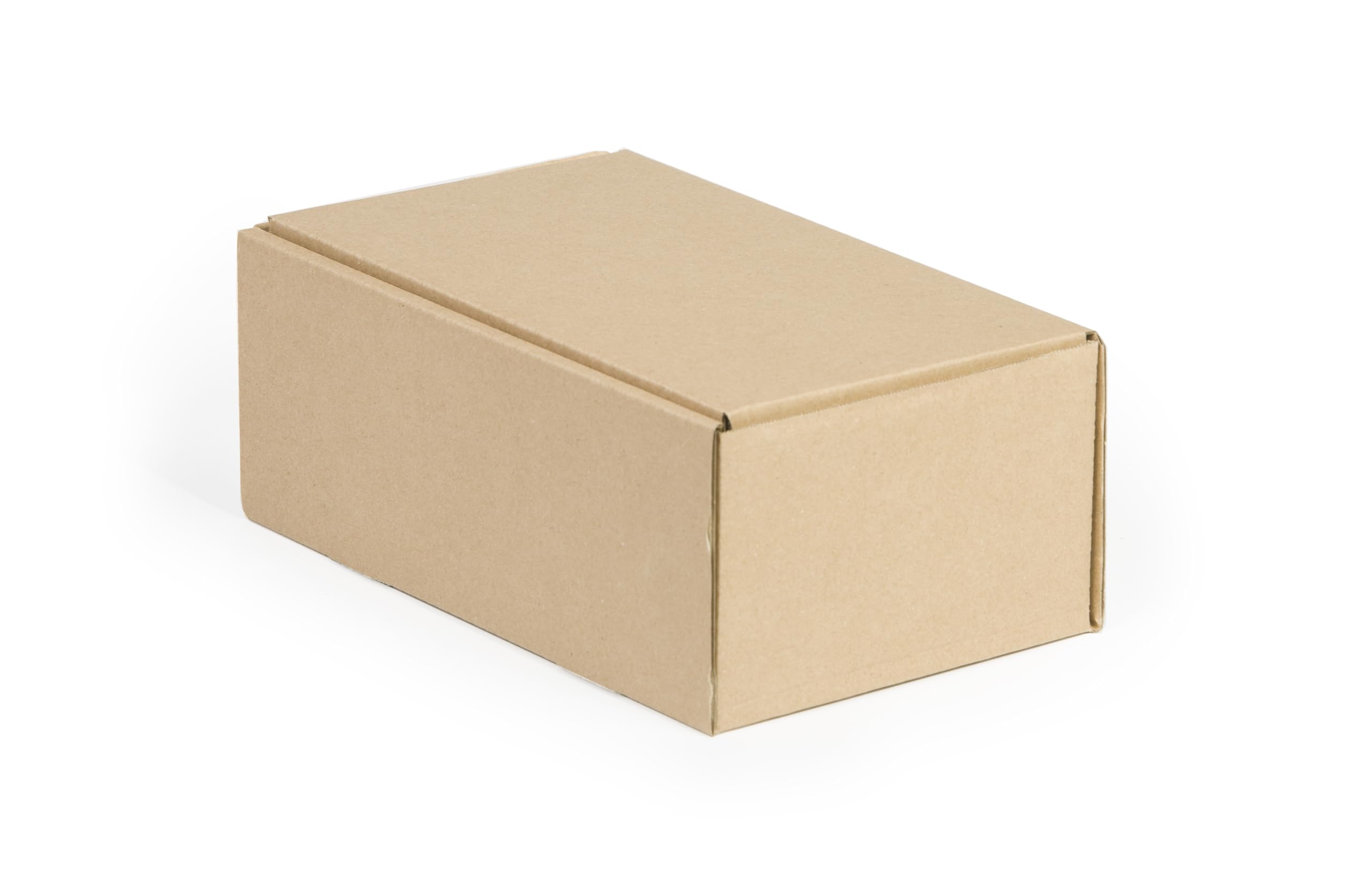 300 Stück Klappdeckelkartons 250x150x100 mm Innenmaß Versandkarton Kleiderbox 1-Wellig Fefco 426 Braun NEU